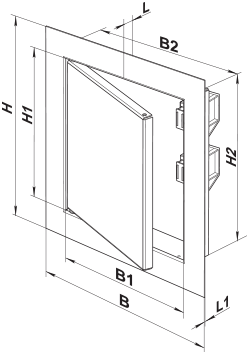 Blauberg ЛМЗ 300х300 - Розміри