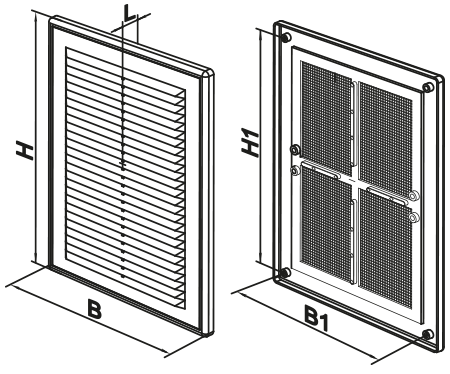 Blauberg ДВ 125c - Розміри