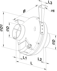 Blauberg ВК 150 - Розміри