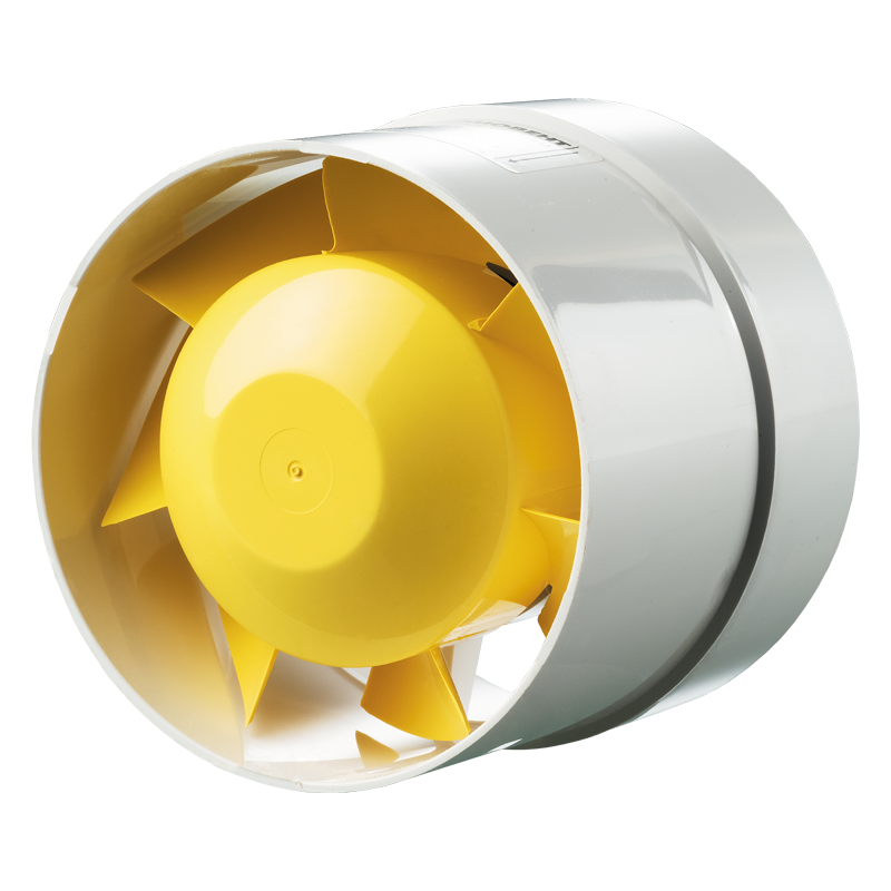 Domovent 125 ВКО - Осьові канальні вентилятори для витяжної або припливної вентиляції високої продуктивності