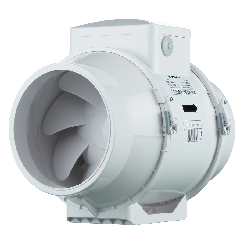 Domovent ТТ 160 - Канальні вентилятори змішаного типу