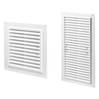 Квадратні вентиляційні решітки - Вентиляційні решітки - Серія Blauberg ДВ одноелементні